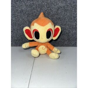 RARE DISCONTINUED NEW 2007 Chimchar Pokemon Center Pokedoll Plush 5"RARE